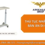 THỦ TỤC NHẬP KHẨU BÀN ĂN DI ĐỘNG