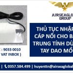 thủ tục nhập khẩu