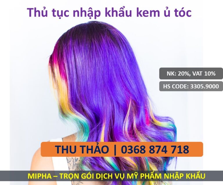 kem u toc, cong bo my pham