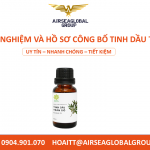 KIỂM NGHIỆM VÀ HỒ SƠ CÔNG BỐ TINH DẦU TRÀM