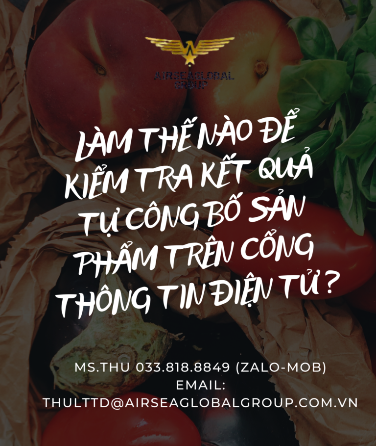 LÀM THẾ NÀO ĐỂ KIỂM TRA KẾT QUẢ TỰ CÔNG BỐ SẢN PHẨM TRÊN CỔNG THÔNG TIN ĐIỆN TỬ _