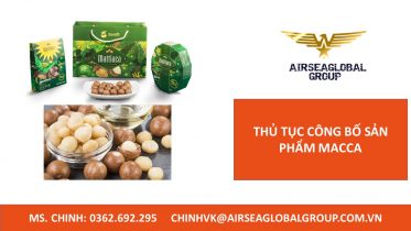 THỦ TỤC CÔNG BỐ SẢN PHẨM MACCA