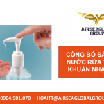 công bố nước rửa tay nhập khẩu