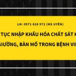 Hóa chất sát khuẩn giường