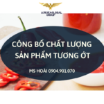 CÔNG BỐ CHẤT LƯỢNG TƯƠNG ỚT