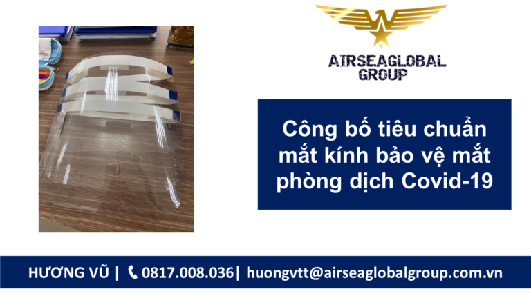 Công bố tiêu chuẩn mắt kính bảo vệ mắt phòng dịch Covid-19