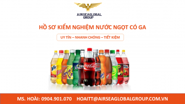 HỒ SƠ KIỂM NGHIỆM NƯỚC NGỌT CÓ GA