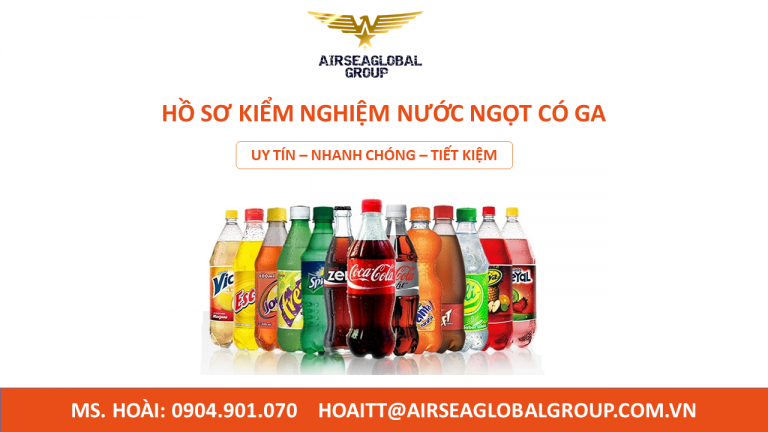 HỒ SƠ KIỂM NGHIỆM NƯỚC NGỌT CÓ GA