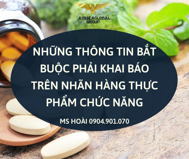 NHỮNG THÔNG TIN BẮT BUỘC PHẢI KHAI BÁO