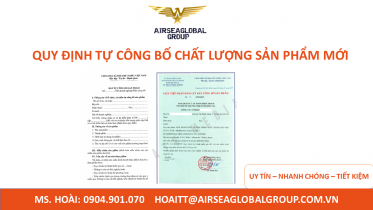 QUY ĐỊNH TỰ CÔNG BỐ CHẤT LƯỢNG SẢN PHẨM MỚI