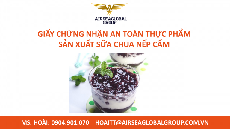 SẢN XUẤT SỮA CHUA NẾP CẨM