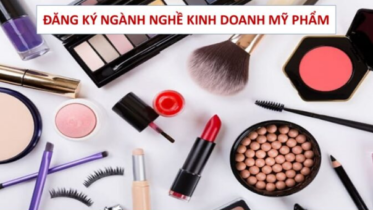 Đăng ký ngành nghề kinh doanh mỹ phẩm