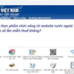 Mua hàng thực phẩm chức năng từ website nước ngoài có giới hạn số lần miễn thuế không?