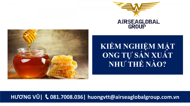 mật ong tự sản xuất kiểm nghiệm như thế nào?