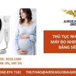 thu tuc nhap may do nhip tim thai bang sieu am