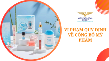 VI PHẠM QUY ĐỊNH VỀ CÔNG BỐ MỸ PHẨM