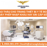 làm giấy phép nhập khẩu hay lưu hành BCD