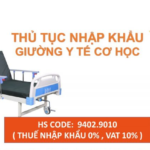 thu tuc nhap khau giuong y te co hoc