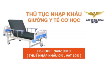 thu tuc nhap khau giuong y te co hoc