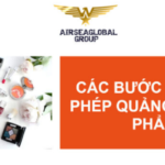 CÁC BƯỚC XIN GIẤY PHÉP QUẢNG CÁO MỸ PHẨM