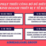 BỊ PHẠT TIỀN VÌ CÔNG BỐ KINH DOANH THIẾT BỊ Y TẾ BCD SAI HỒ SƠ