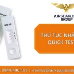 THỦ TỤC NHẬP KHẨU QUICK TEST HIV