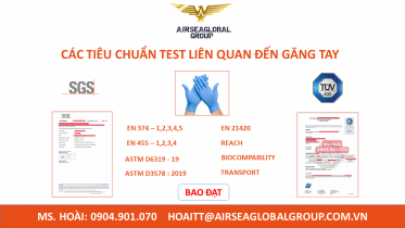 CÁC TIÊU CHUẨN TEST LIÊN QUAN ĐẾN GĂNG TAY