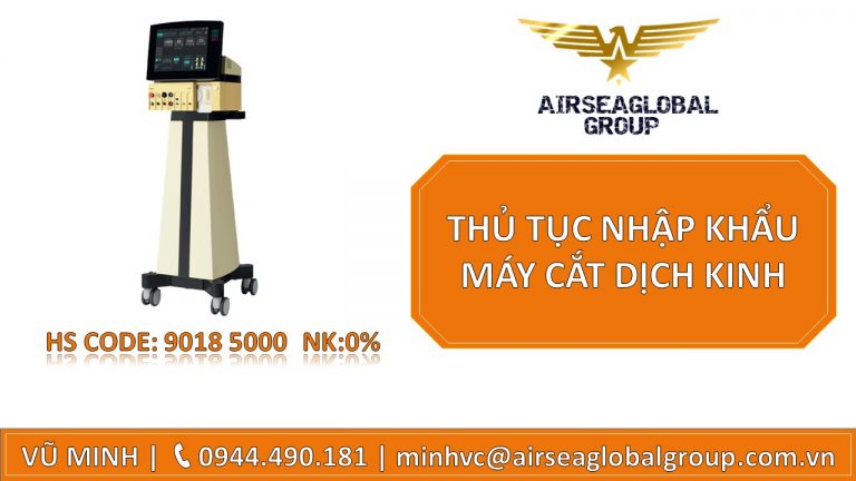 THỦ TỤC NHẬP KHẨU MÁY CẮT DỊCH KÍNH