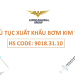 THỦ TỤC XUẤT KHẨU BƠM KIM TIÊM