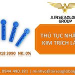 THỦ TỤC NHẬP KHẨU KIM TRÍCH LẤY MÁU