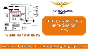 THỦ TỤC NHẬP KHẨU HỆ THỐNG GỌI Y TÁ