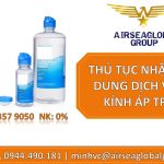 THỦ TỤC NHẬP KHẨU DUNG DỊCH VỆ SINH KÍNH ÁP TRÒNG