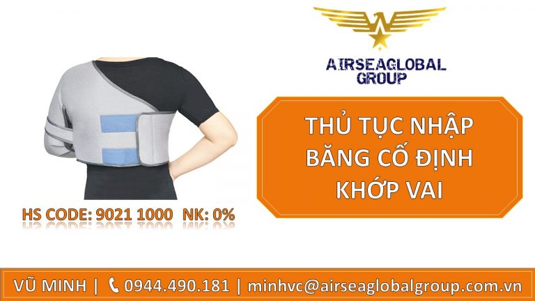 THỦ TỤC NHẬP BĂNG CỐ ĐỊNH KHỚP VAI