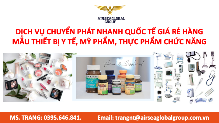 NHẬP HÀNG MẪU THỰC PHẨM CHỨC NĂNG / MỸ PHẨM BỊ GIỮ Ở HẢI QUAN VÀ TÁI XUẤT DO KHÔNG CÓ CÔNG BỐ