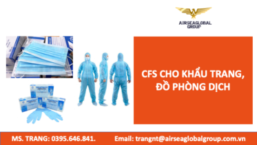 CFS cho khẩu trang, đồ phòng dịch