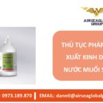 THỦ TỤC PHÁP LÝ SẢN XUẤT KINH DOANH NƯỚC MUỐI SINH LÝ - MS LINH ĐAN 0973.189.870