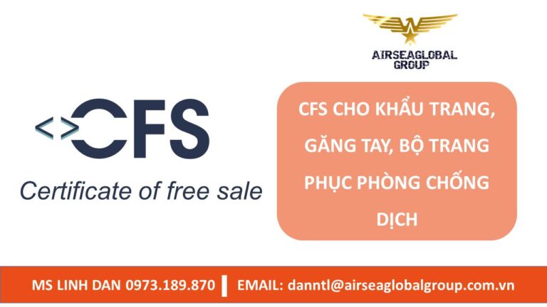 CFS CHO KHẨU TRANG, GĂNG TAY, BỘ TRANG PHỤC PHÒNG CHỐNG DỊCH - MS LINH ĐAN 0973.189.870