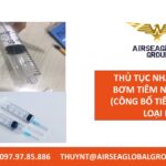 thủ tục nhập khẩu bơm tiêm