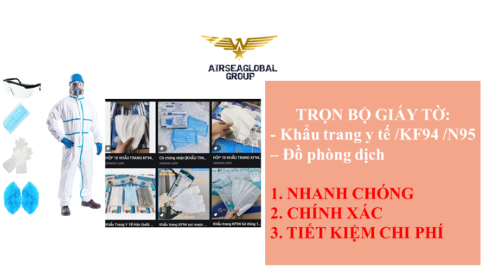 TRỌN BỘ GIẤY TỜ AN TÂM KINH DOANH HÀNG KHẨU TRANG/ ĐỒ PHÒNG DỊCH