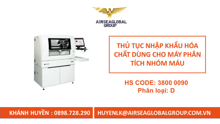 HÓA CHẤT PTICH NHÓM MÁU