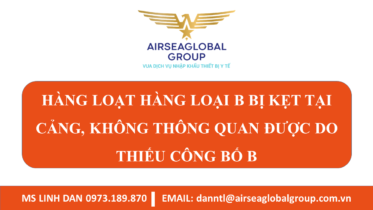 HÀNG LOẠT HÀNG LOẠI B BỊ KẸT TẠI CẢNG, KHÔNG THÔNG QUAN ĐƯỢC DO THIẾU CÔNG BỐ B