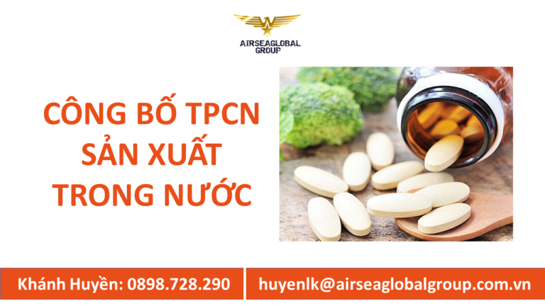 CÔNG BỐ TPCN SX