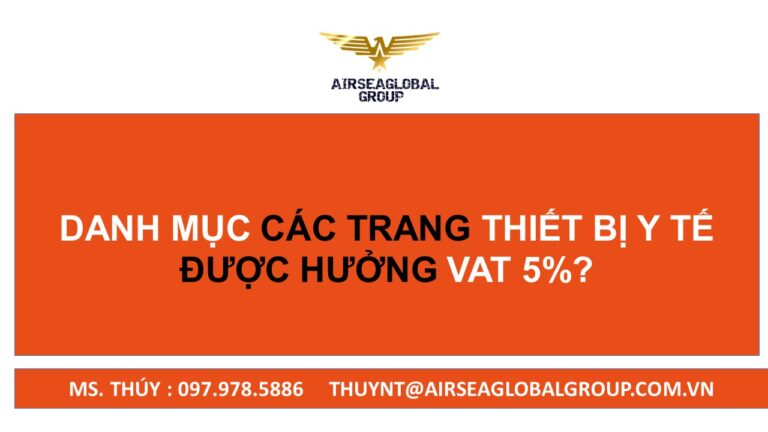 DANH MỤC VAT 5% Y TẾ