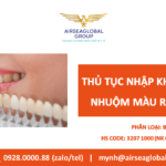 nước nhuộm màu răng giả