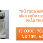 thu tuc nhap khau binh chua dich hut phau thuat