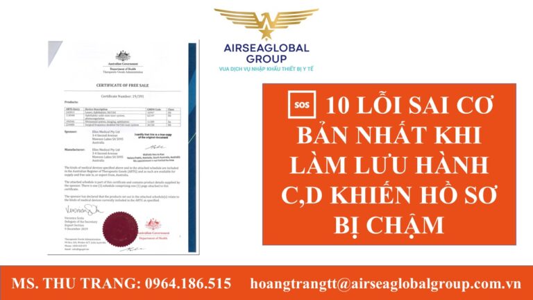 10 LỖI SAI CƠ BẢN NHẤT KHI LÀM LƯU HÀNH C,D KHIẾN HỒ SƠ BỊ CHẬM