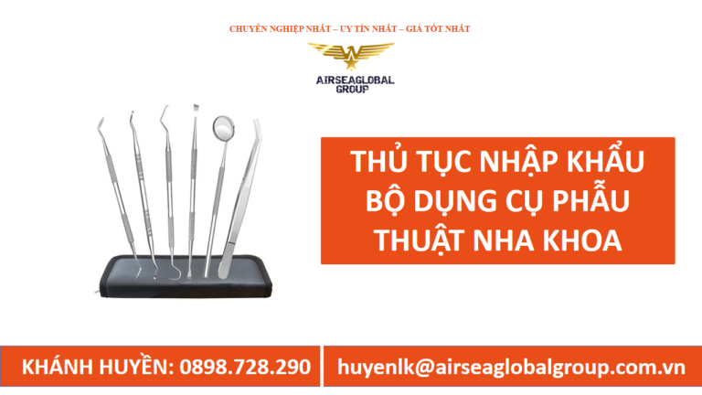 BỘ DỤNG CỤ NHA KHOA