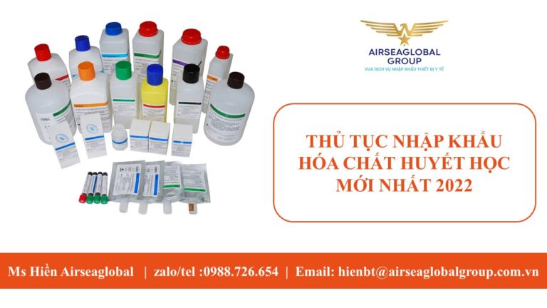 HÓA CHẤT HUYẾT HỌC
