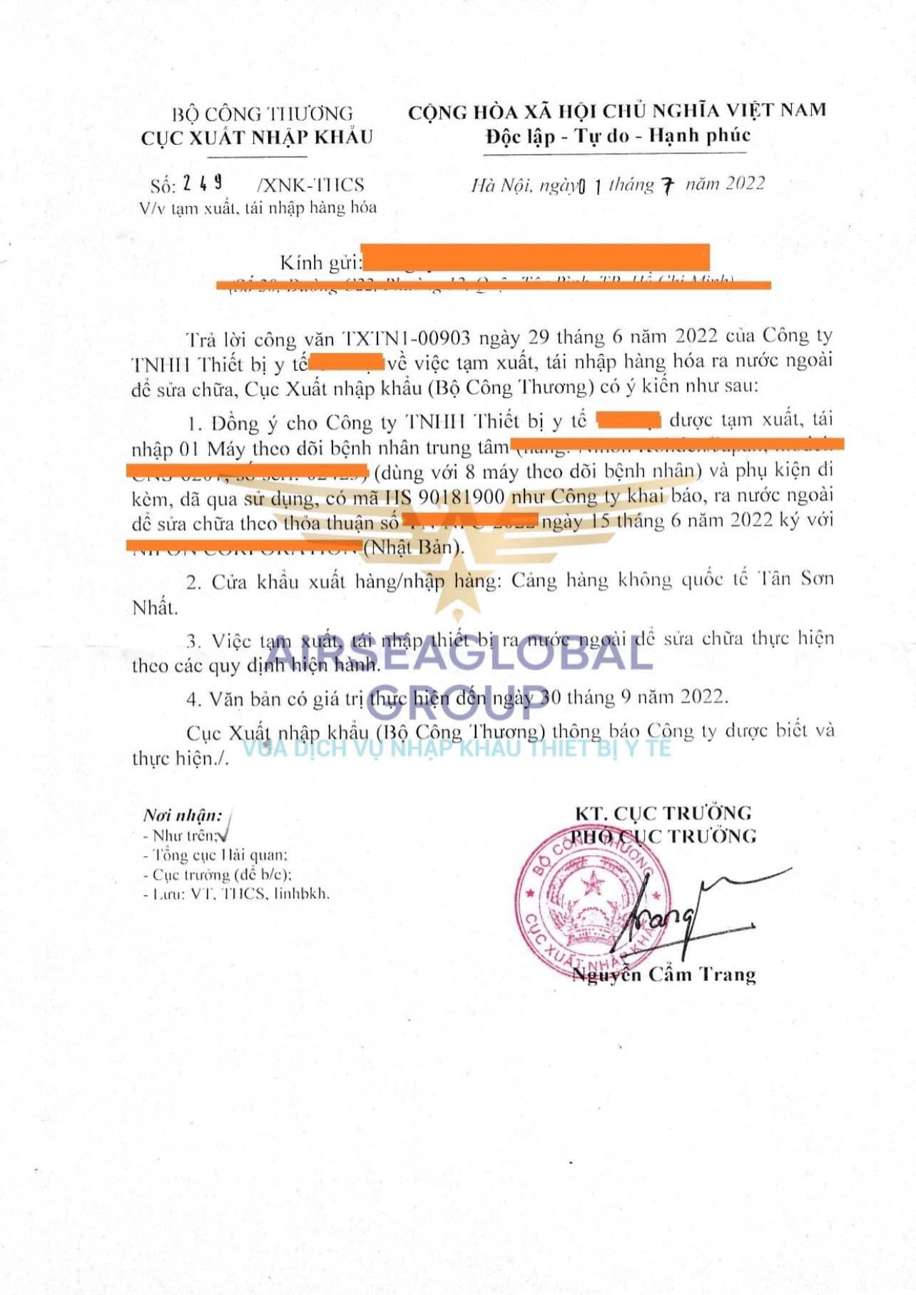 tam xuat tai nhap thiet bi y te
xuat thiet bi y te di sua chua
xuat thiet bi y te di bao hanh
xuat tbyt sua chua
xuat tbyt bao hanh
thu tuc xuat hang di sua chua
thu tuc xuat hang di bao hanh
thu tuc tam xuat thiet bi y te
thu tuc tam xuat tbyt