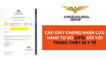 CẤP GIẤY CHỨNG NHẬN LƯU HÀNH TỰ DO (CFS) ĐỐI VỚI TRANG THIẾT BỊ Y TẾ